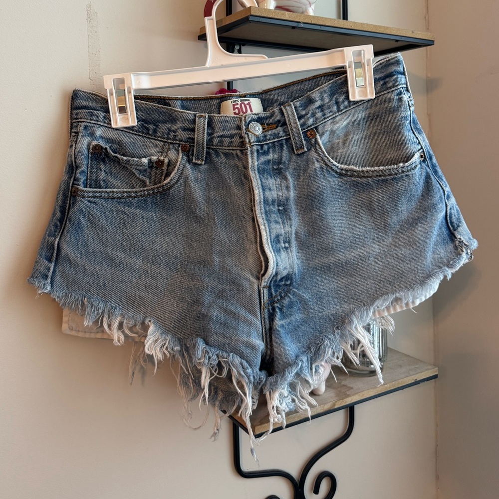 Levi's Original 501 Women's Blue Denim Shorts